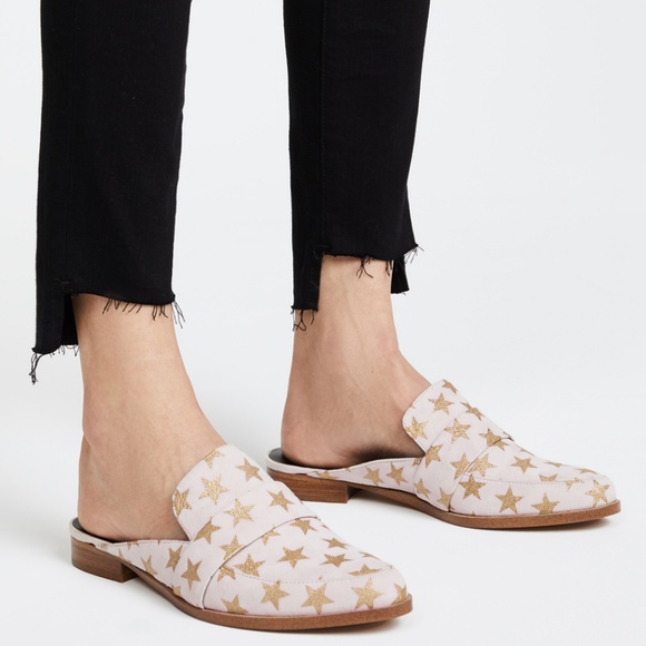 Rebecca Minkoff Shoes - Rebecca Minkoff Mika Galaxy Star Print Mules Size 7.5
